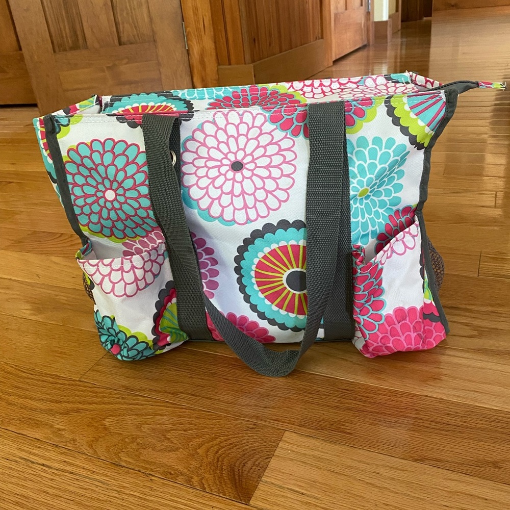 Thirty-One Zipper Organizing Utility Tote